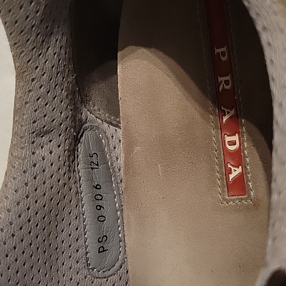 Men's Prada Sneakers!!! Dark Brown Prada Size 12.5!! - Picture 9 of 9
